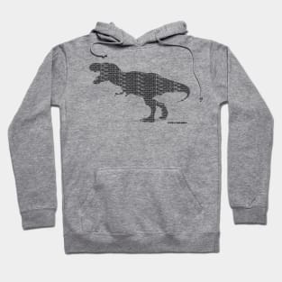 Tyrannosaurus Rex Typography Hoodie